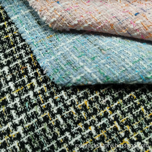 Boucle Mode Garn gefärbt Design Stoff